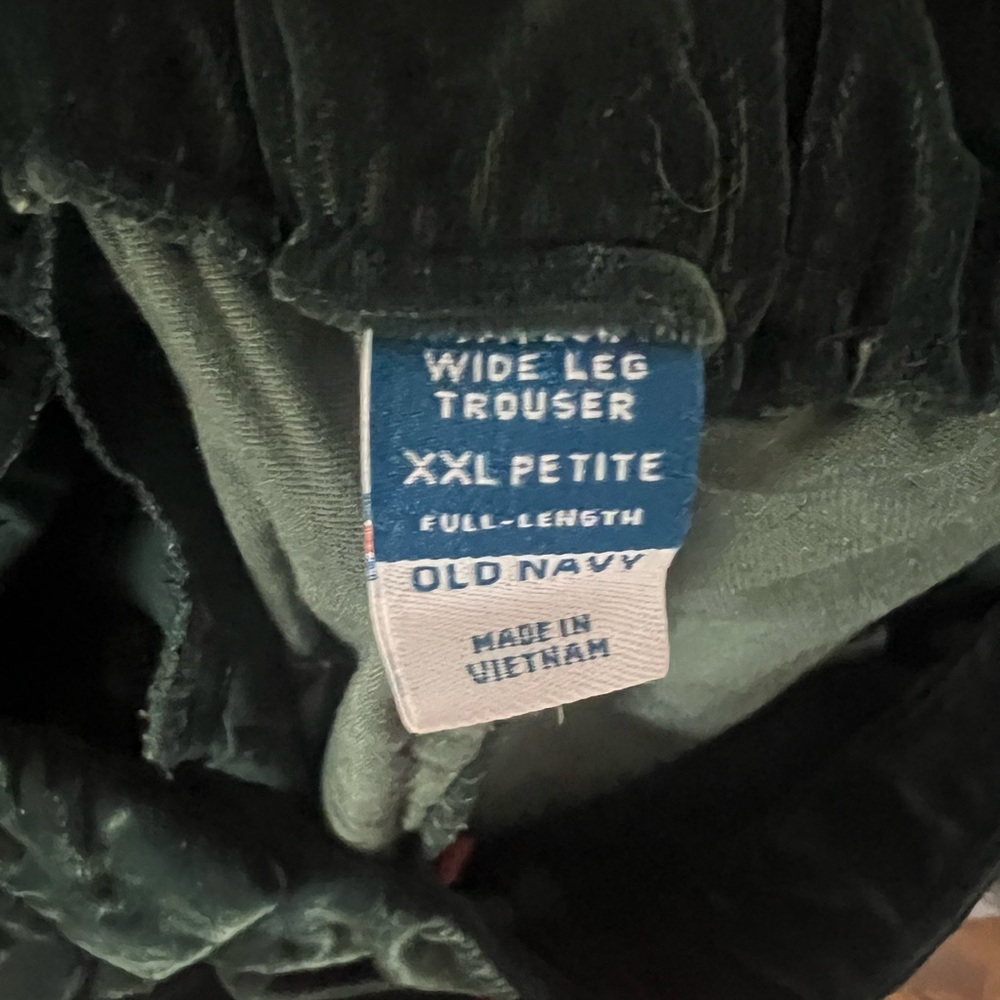 Old Navy Velvet Wide Leg pants